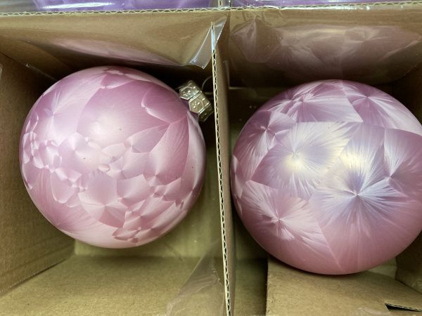 Шар елочный стекл.  8 см, [192]